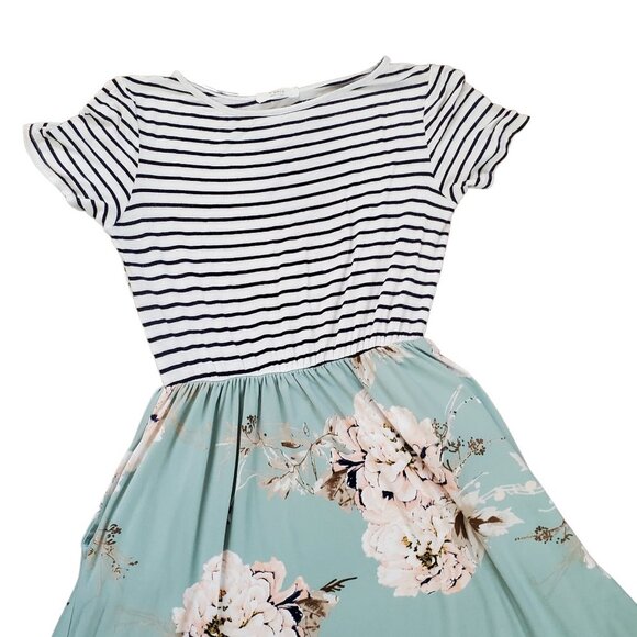 A.gain Made IN USA Floral Dress with Pockets Small - Picture 2 of 11